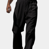 "Theo | LAIAD LINAPÜKSID" could be rewritten as "Theo | Wide Linen Trousers".