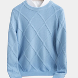 Norvald | Argyle Pattern Cashmere Sweater