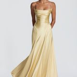 Adelina Maxi Dress - Lemon