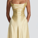 Adelina Maxi Dress - Lemon