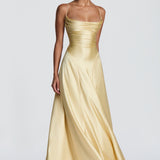 Adelina Maxi Dress - Lemon