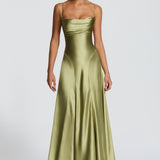 Adelina Maxi Dress - Light Olive