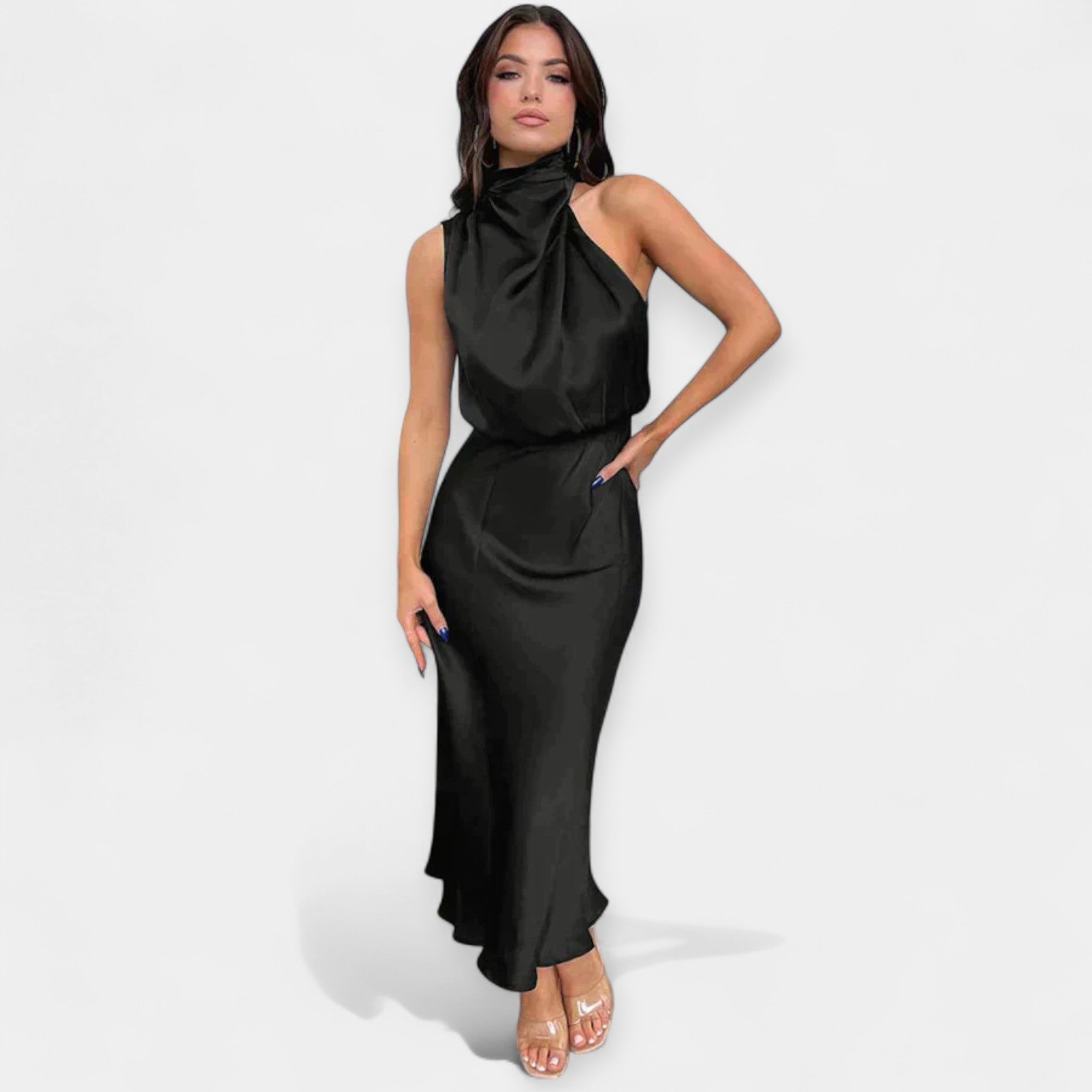Zoe | Maxi Dress with Strappy Shoulders