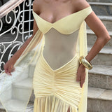 Alaia Citrom Maxi Dress