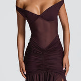 Alaia Maxi Dress - Plum