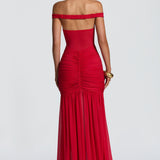 Alaia Red Maxi Dress