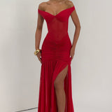 Alaia Red Maxi Dress