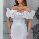 Allie Mini Dress - White