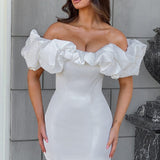 Allie Mini Dress - White