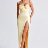 Alora Maxi Dress - Lemon