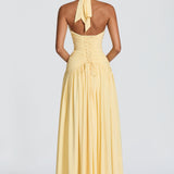 Amaris Lemon Maxi Dress