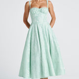 Amity Midi Dress - Mint