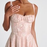 Amity Midi Dress - Soft Peach Color