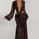 Andrina Maxi Dress - Leopard Print