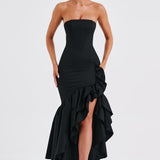 Angelina Maxi Dress - Black
