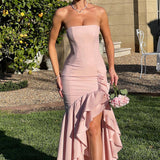 Angelina Rózsaszín Maxi Ruha