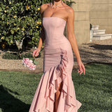 Angelina Rózsaszín Maxi Ruha
