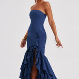 Angelina Maxi Dress - Navy Blue