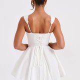 Antonella Mini Dress - Ivory