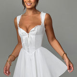 Antonella Mini Dress - Ivory