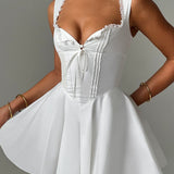 Antonella Mini Dress - Ivory