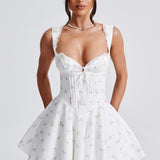 Antonella Mini Dress - Multicolored Floral Print
