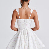 Antonella Mini Dress - Multicolored Floral Print