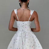 Antonella Mini Dress - Multicolored Floral Print