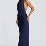 Armelle Maxi Dress - Navy Blue