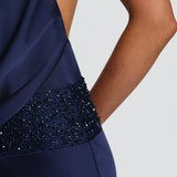 Armelle Maxi Dress - Navy Blue