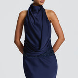Armelle Maxi Dress - Navy Blue