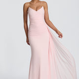 Ashika Rózsaszín Maxi Ruha