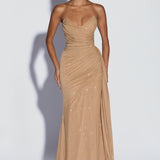 Ashika Maxi Dress - Golden Sparkle