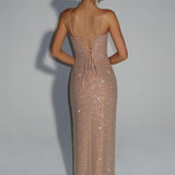 Ashton Golden Maxi Dress