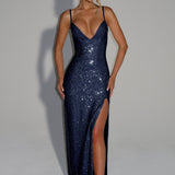 Ashton Maxi Dress - Ocean Blue