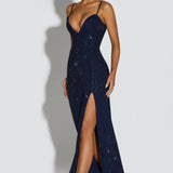 Ashton Maxi Dress - Ocean Blue