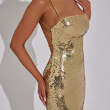 Atari Maxi Dress - Gold