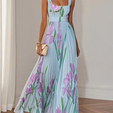 Yara | Maxi Dress with Pleated Fabric