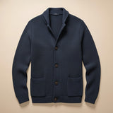Reidar | Leather Cardigan