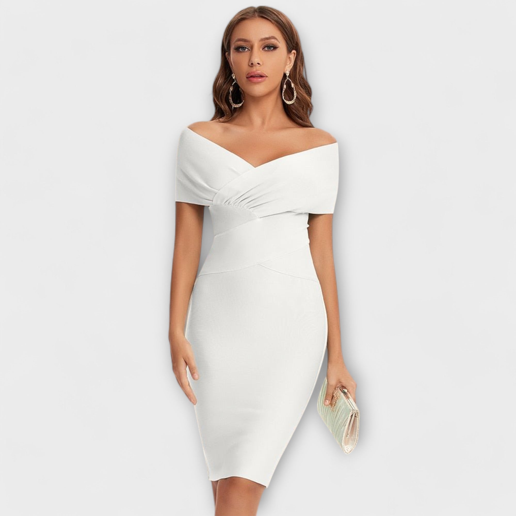 Ofélia | Elegáns V-nyakú Dress
