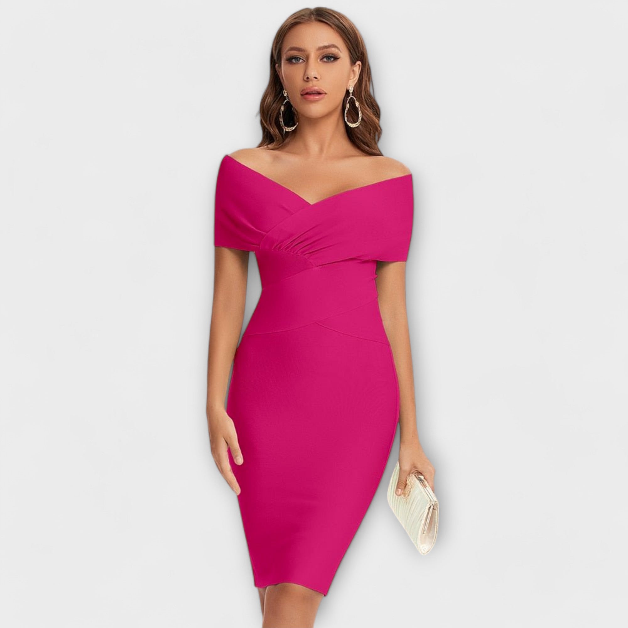 Ofélia | Elegáns V-nyakú Dress