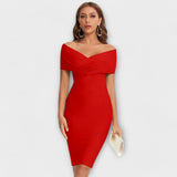 Ofélia | Elegáns V-nyakú Dress