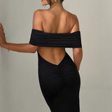 Belinda Maxi Dress - Black