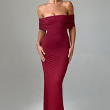 Bordó Belinda Maxi Dress