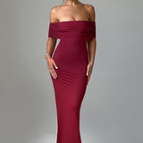 Bordó Belinda Maxi Dress