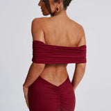 Bordó Belinda Maxi Dress