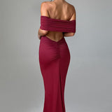 Bordó Belinda Maxi Dress