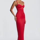 Bennett Red Maxi Dress