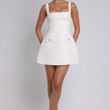 Bessie Mini Dress - Ivory