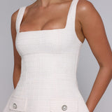 Bessie Mini Dress - Ivory
